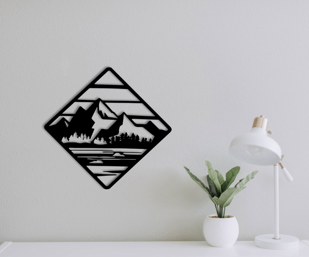 Дерев'яна картина "Ukrain Mountain"