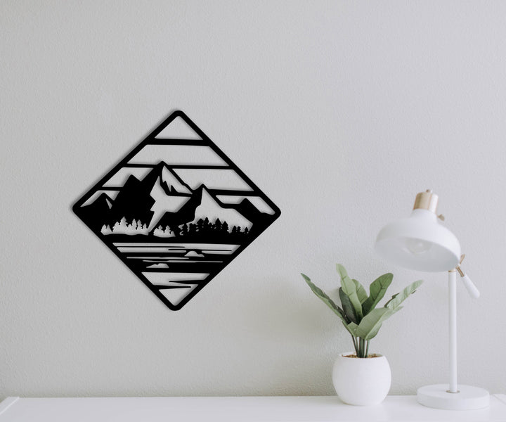 Дерев'яна картина "Ukrain Mountain"