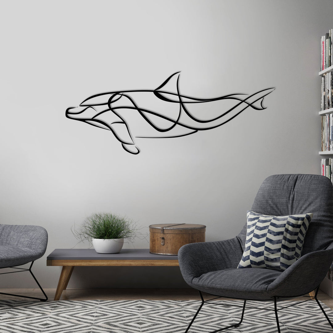 Дерев'яна картина "Dolphin"