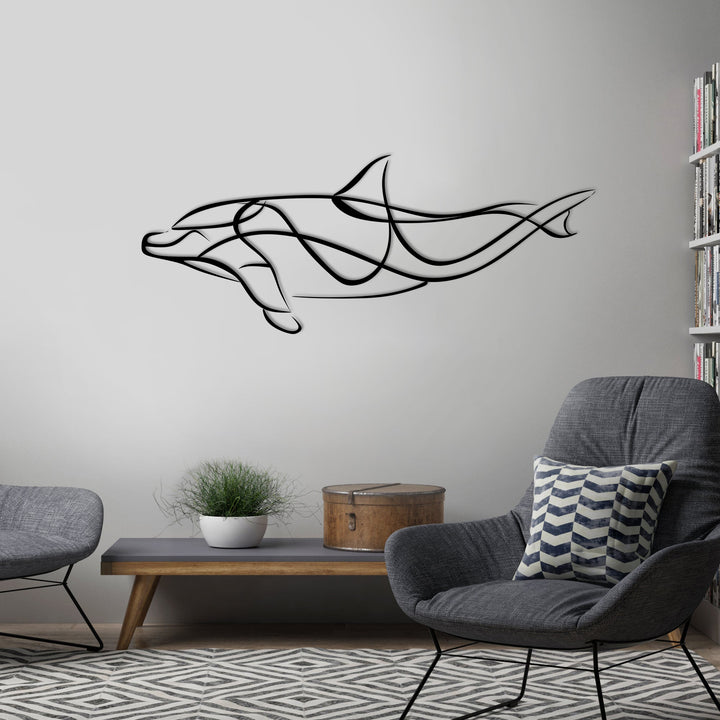 Дерев'яна картина "Dolphin"