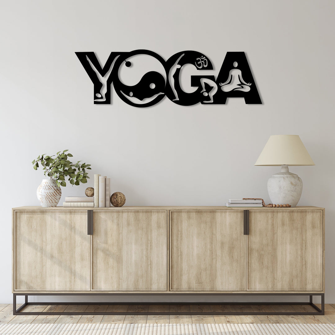 Дерев'яна картина "Yoga"