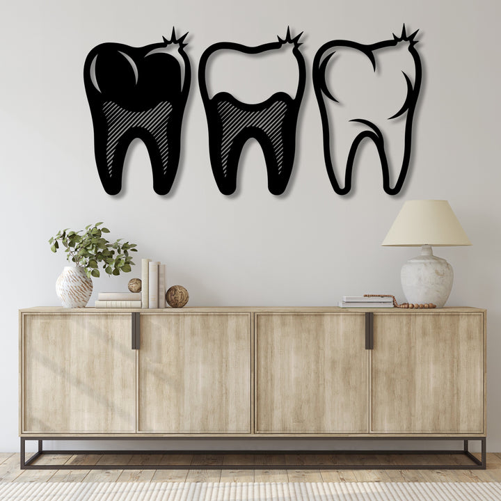 Дерев'яна картина "Teeth"