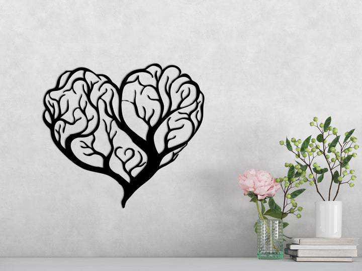 Дерев'яна картина "The heart is a tree"