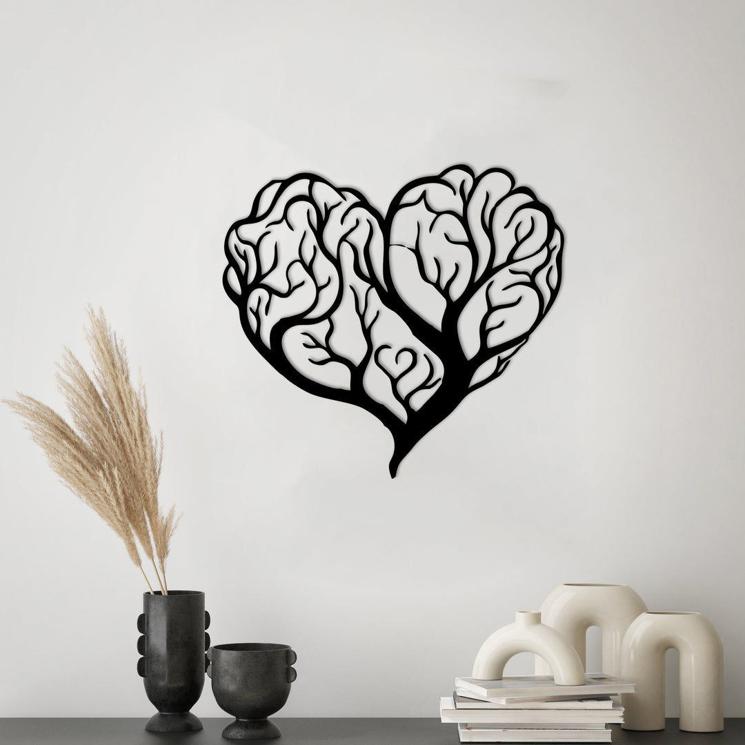 Дерев'яна картина "The heart is a tree"