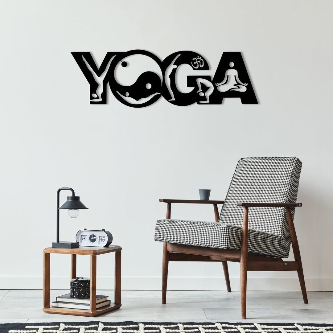 Дерев'яна картина "Yoga"